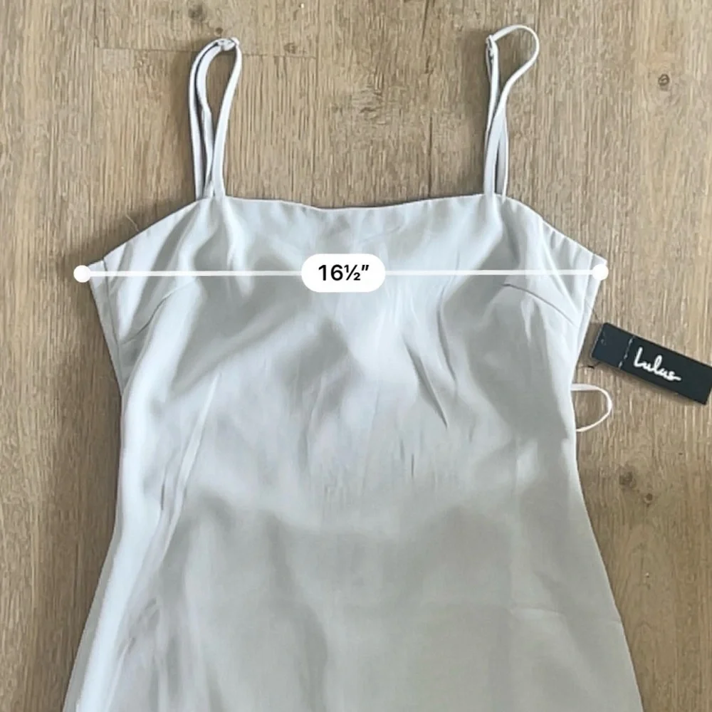 NWT Lulus Toast to Life Mini Dress – ’90s Coquette Minimalist Soft Girl Romantic - Picture 10 of 13